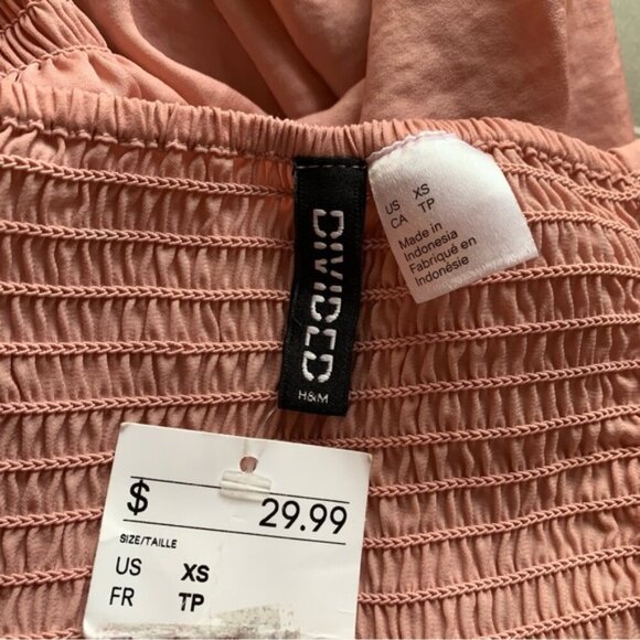 NWT H&M Divided Satin Corset Dress - Picture 11 of 11